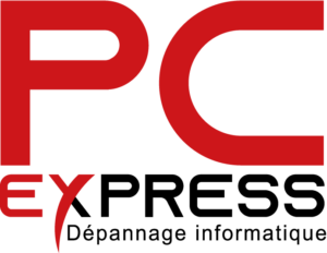 Logo PC Express Déclinaison PNG noire